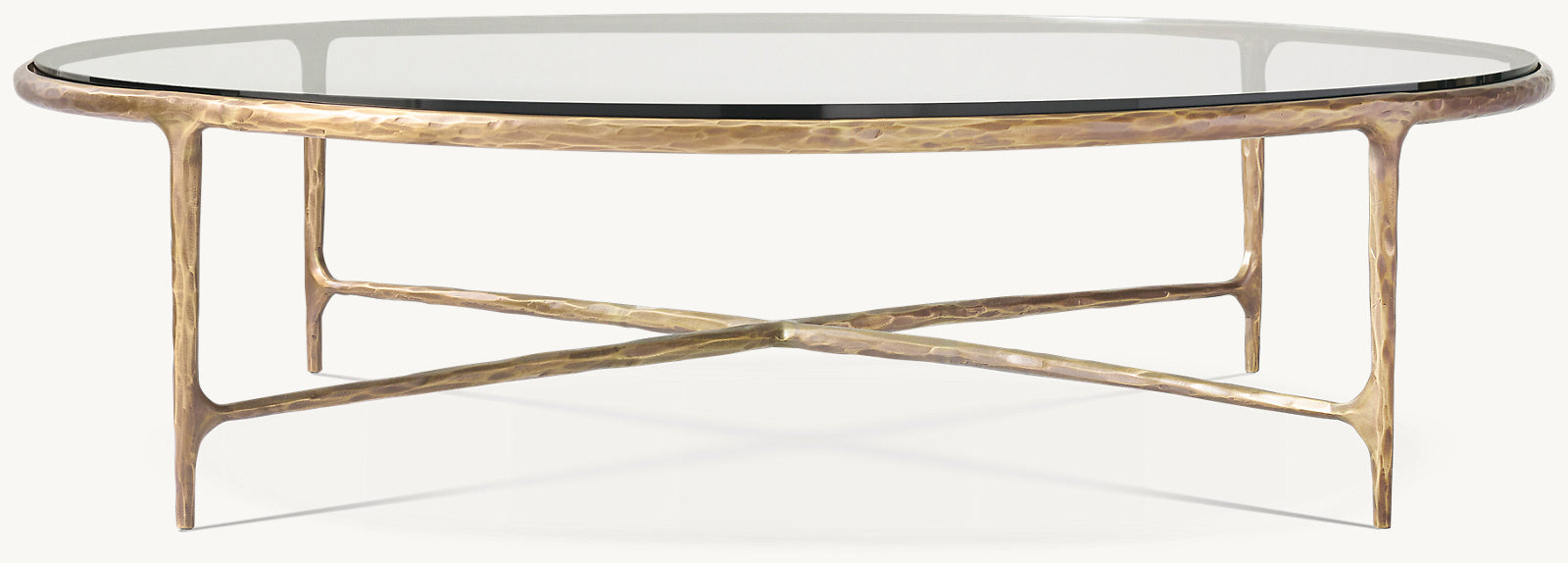 Thaddeus Glass Round Coffee Table