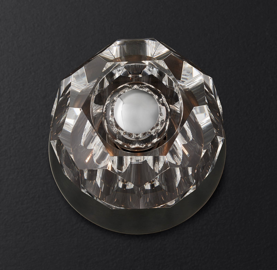 Bouble De Crystal Glass Petite Wall Sconce