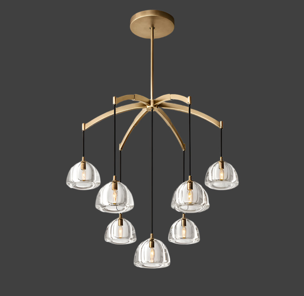 Hemisphere Round Chandelier 36"