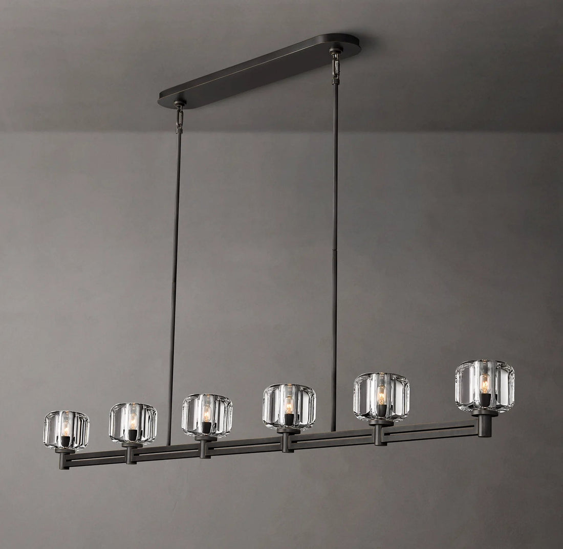 Demarety Linear Chandelier 72" for Living Room, Bedroom, Dining Table