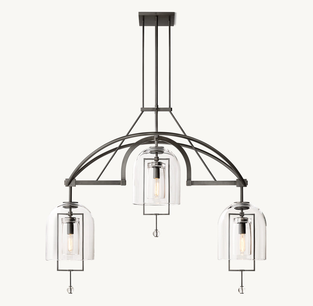 Fulcrum Linear Chandelier 48"