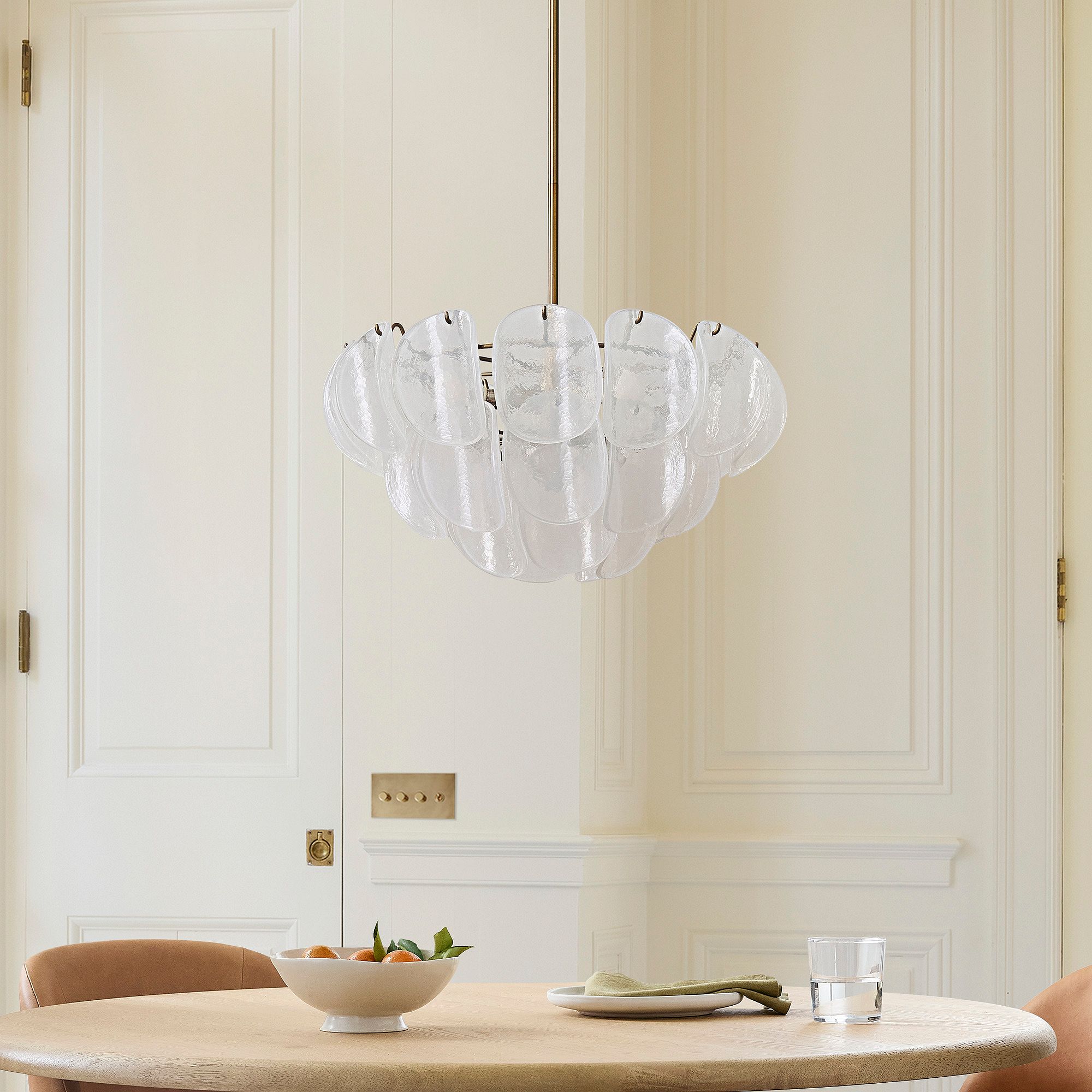 Ricc Glass Round Chandelier