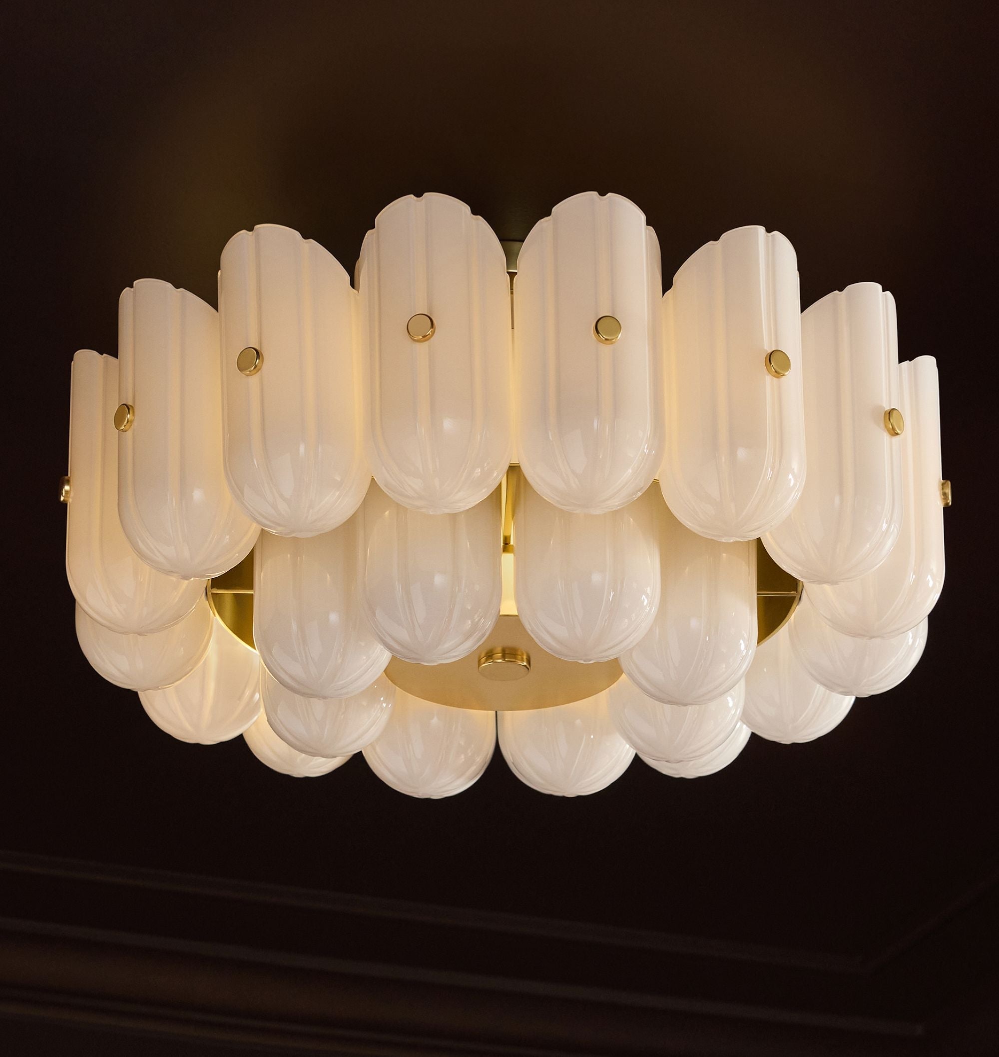 Lorna LED Double Tier Flush Mount 25"