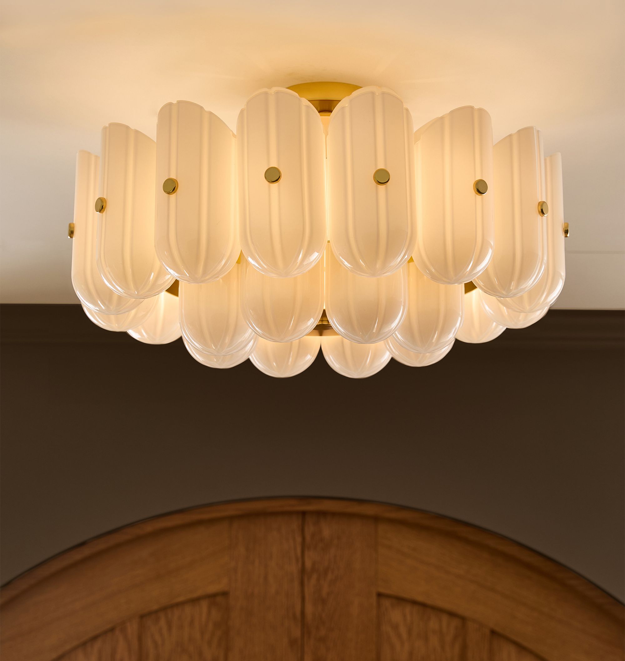 Lorna LED Double Tier Flush Mount 25"