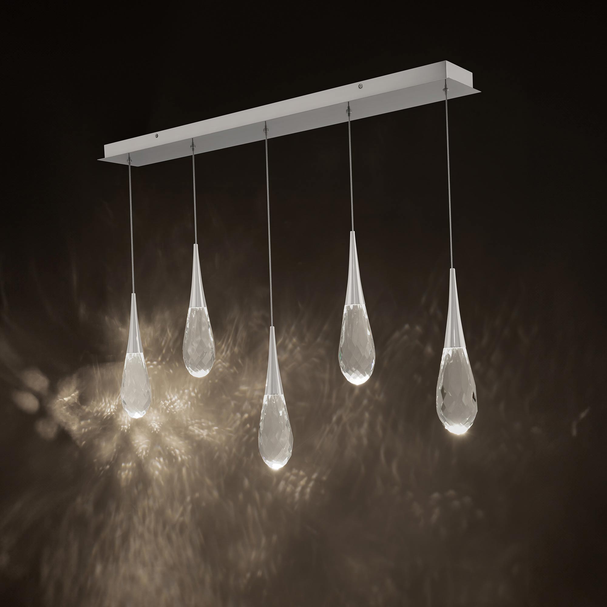 Hibiscus Linear LED Multi Pendant Light
