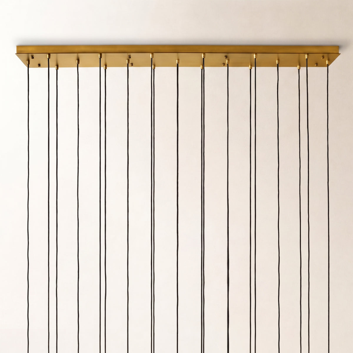 Verina Linear Fluted Glass Chandelier