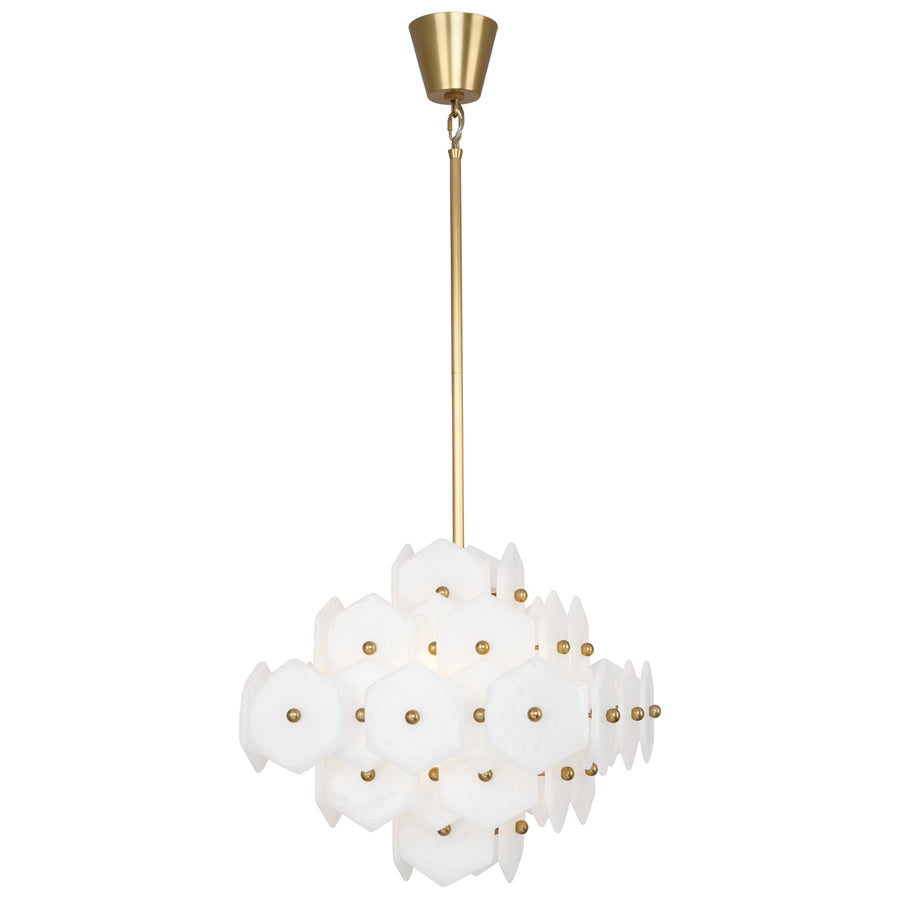 Hexagonal Glass Diamond Chandelier