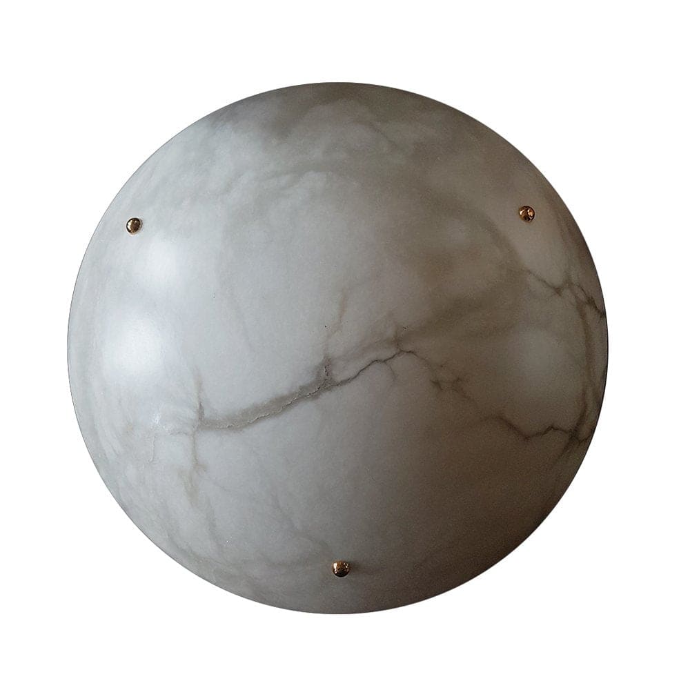 Vintage Round Alabaster Ceiling Lamps - Oasislives