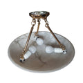 Vintage Round Alabaster Ceiling Lamps - Oasislives