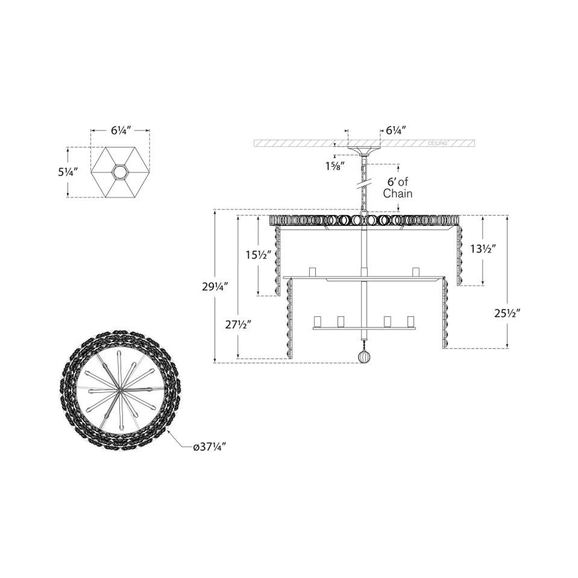 Milazzo Waterfall Chandelier