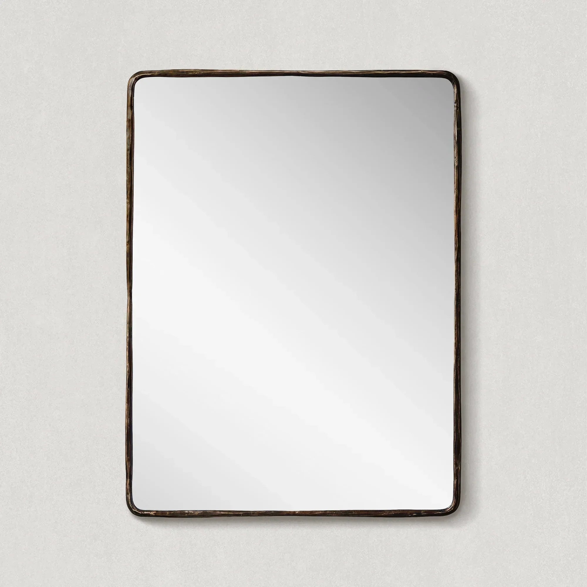 Hand-Forged Metal Mirror