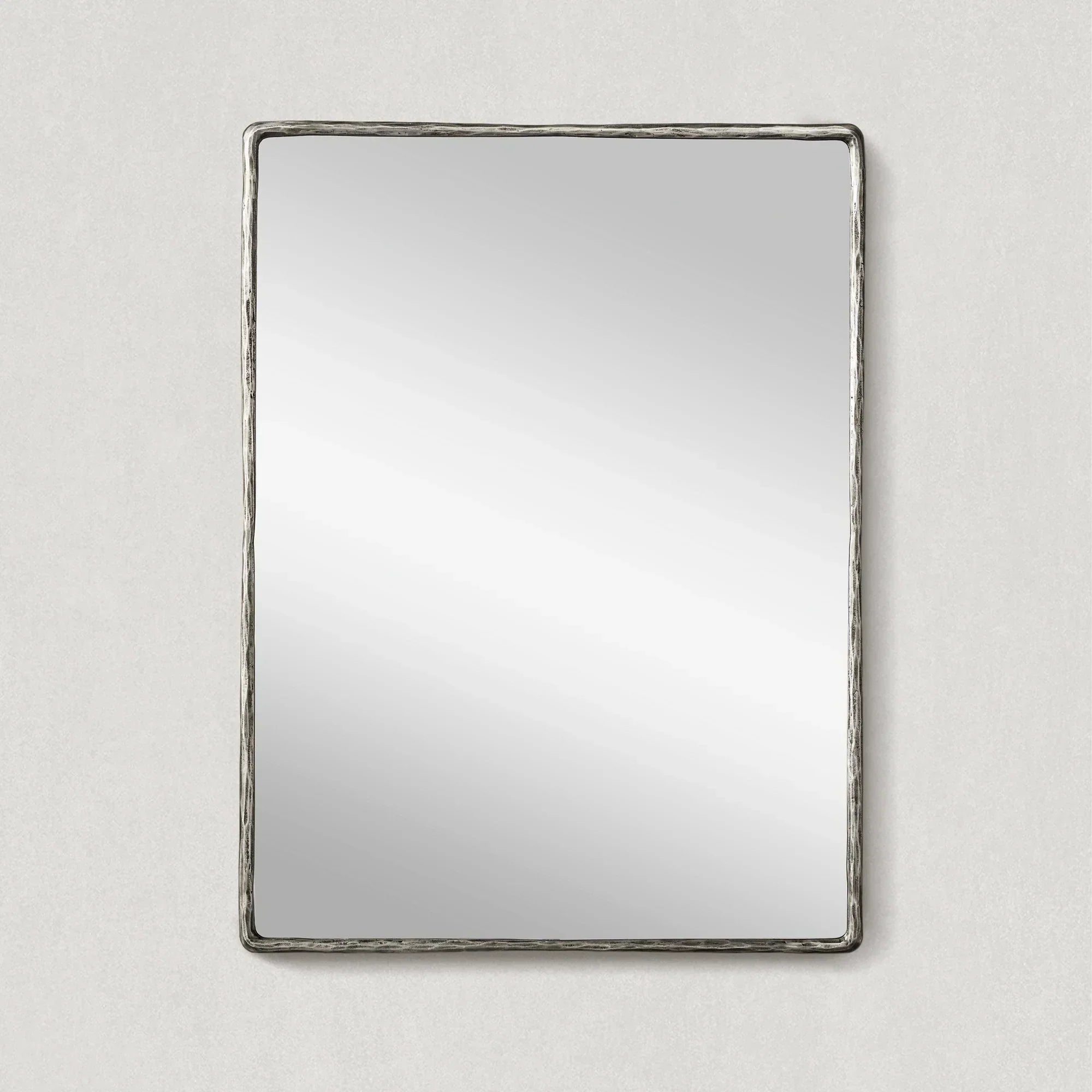 Hand-Forged Metal Mirror