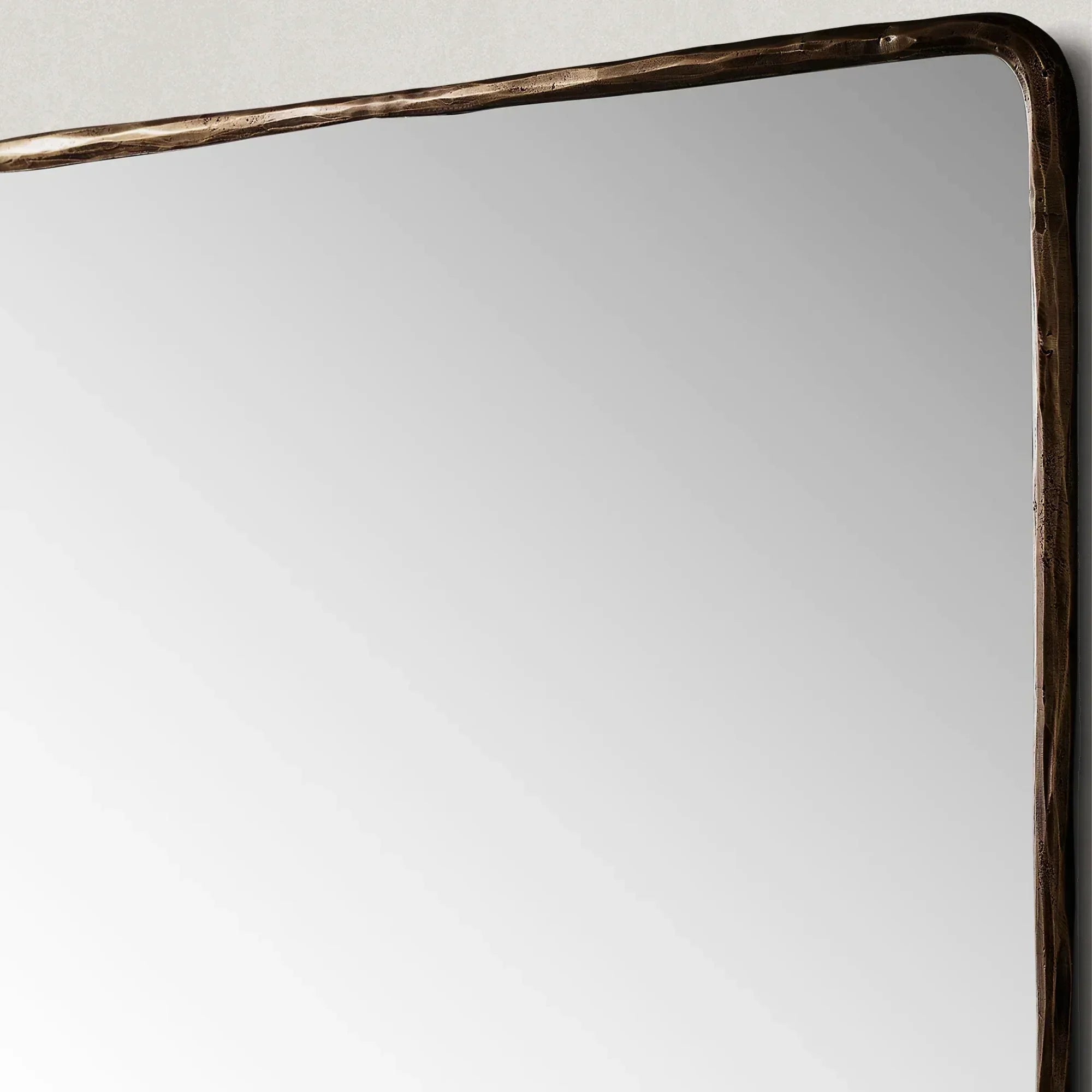 Hand-Forged Metal Mirror