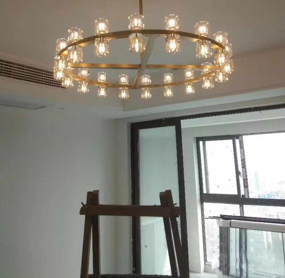 Arcachon Led Round Chandelier 48"