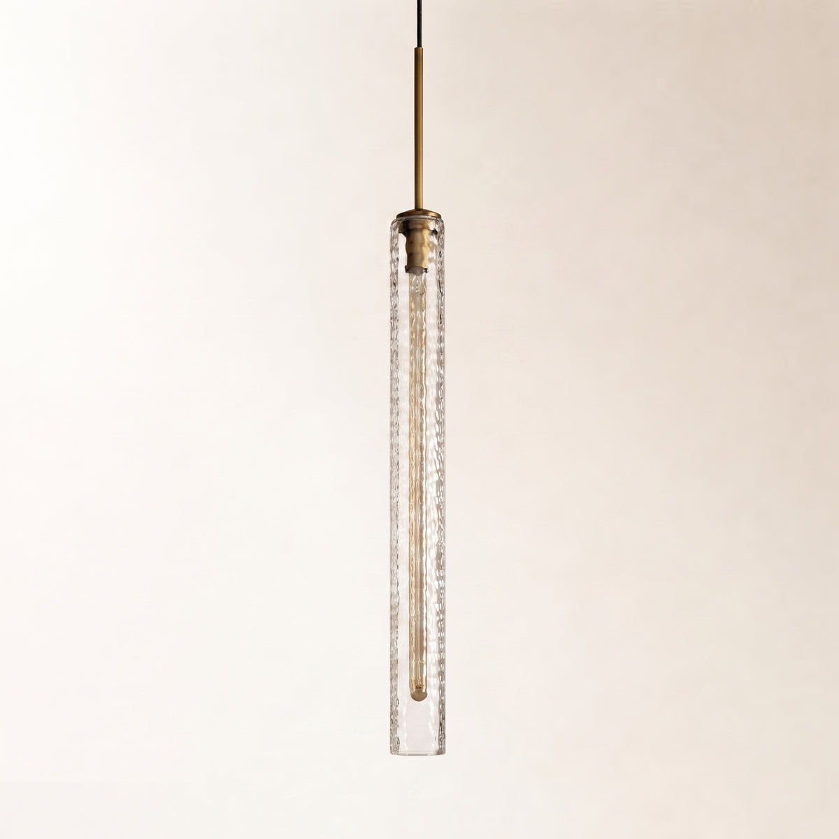 Verina Hammered Glass Pendant