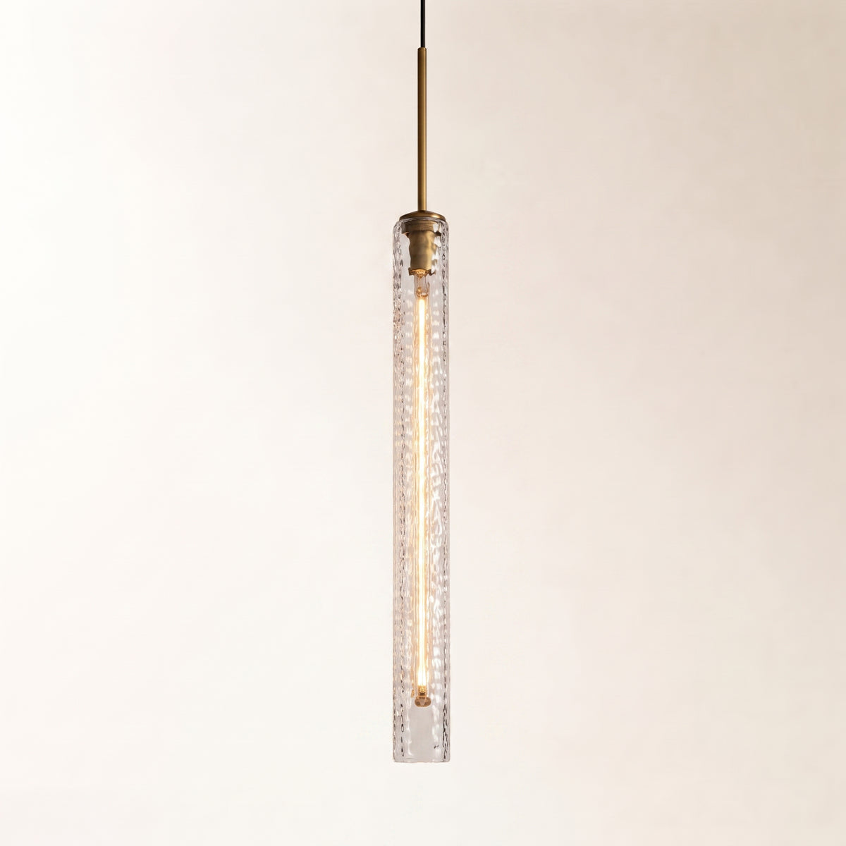 Verina Hammered Glass Pendant